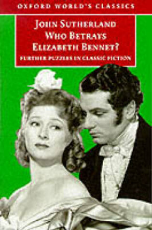 Cover of Who Betrays Elizabeth Bennet?