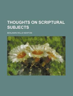 Book cover for Thoughts on Scriptural Subjects