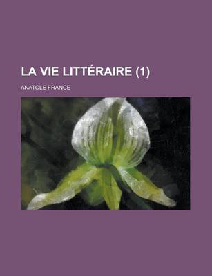 Book cover for La Vie Litteraire (1)