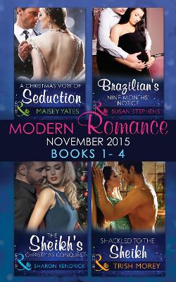 Book cover for Modern Romance November 2015 Books 1-4