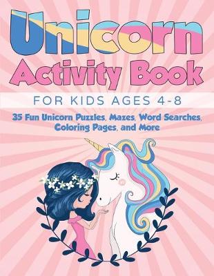 Book cover for Unicorn Activity Book for Kids Ages 4-8