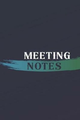 Cover of Meeting Notes