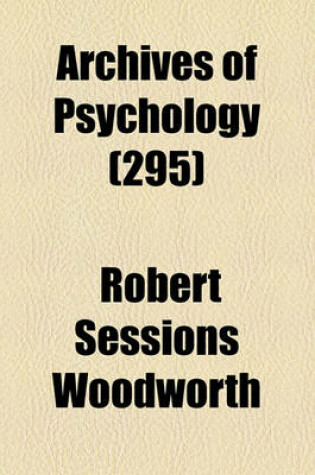 Cover of Archives of Psychology (295)