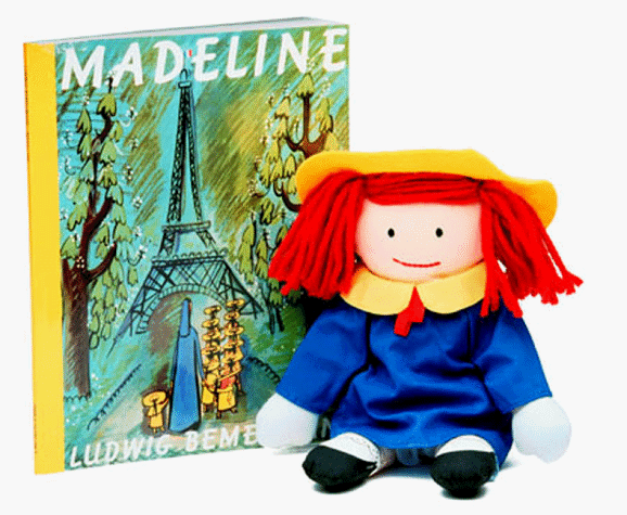 Book cover for The Madeline Book and Toy Package