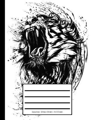 Book cover for Angry Big Cat Composition Book