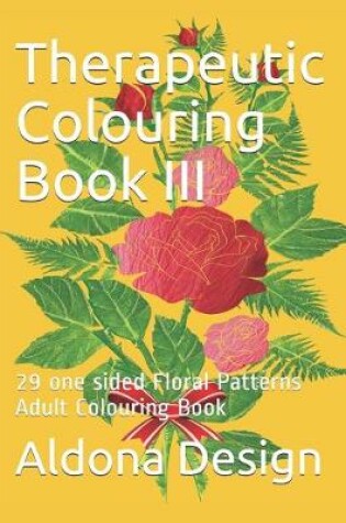Cover of Therapeutic Colouring Book III