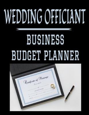 Book cover for Wedding Officiant Business Budget Planner