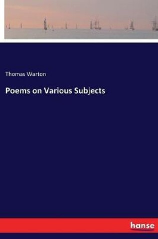 Cover of Poems on Various Subjects