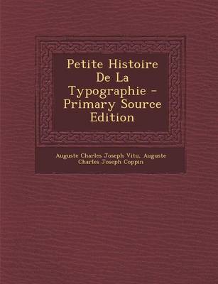 Book cover for Petite Histoire de La Typographie