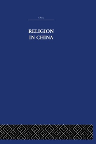 Cover of Religion in China