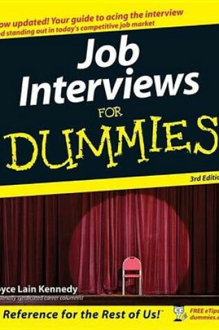 Cover of Job Interviews for Dummies(r)
