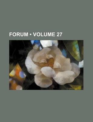 Book cover for Forum (Volume 27)