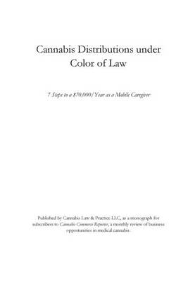 Book cover for Cannabis Distributions Under Cover of Law
