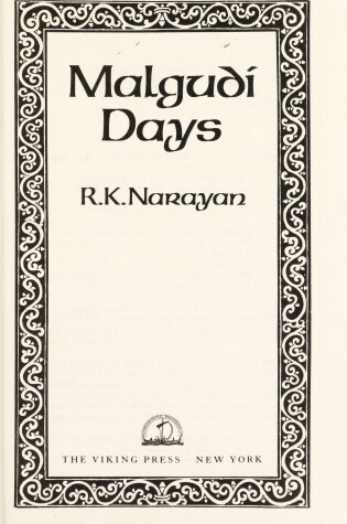 Cover of Malgudi Days