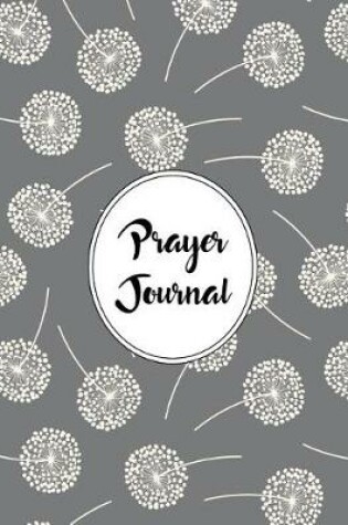 Cover of Prayer Journal Notebook Dandelions Pattern 1