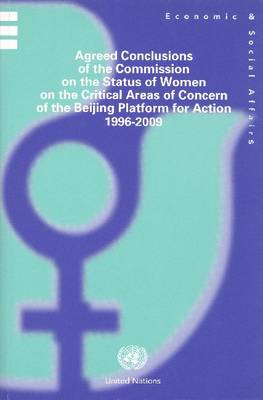 Book cover for Agreed Conclusions of the Commission on the Status of Women on the Critical Areas of Concern of the Beijing Platform for Action