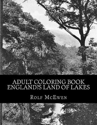 Book cover for Adult Coloring Book - England's Land of Lakes