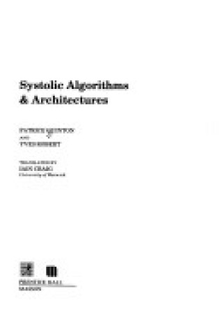 Cover of Systolic Algorithms and Architectures