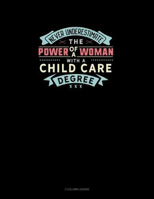 Book cover for Never Underestimate The Power Of A Woman With A Child Care Degree