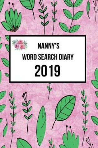 Cover of Nanny's Word Search Diary 2019