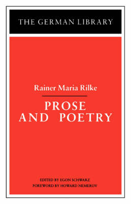 Book cover for Prose and Poetry: Rainer Maria Rilke