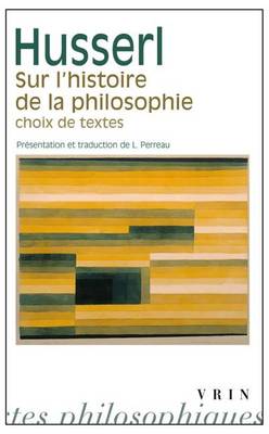 Book cover for Sur l'Histoire de la Philosophie
