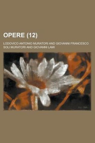 Cover of Opere (12 )