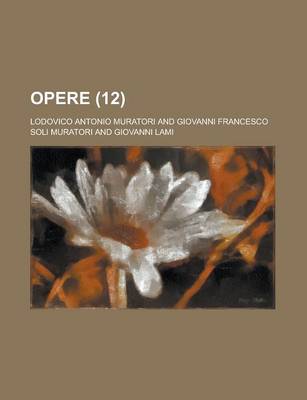 Book cover for Opere (12 )