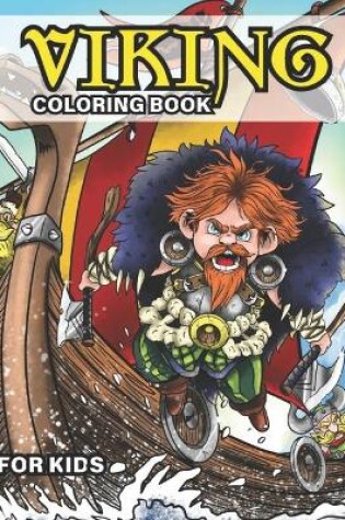 Cover of Viking Coloring Book for Kids