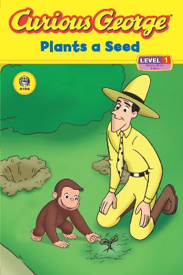 Book cover for Curious George Plants a Seed (Cgtv Reader)