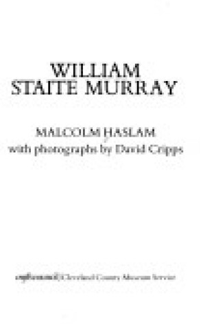 Cover of William Staite Murray