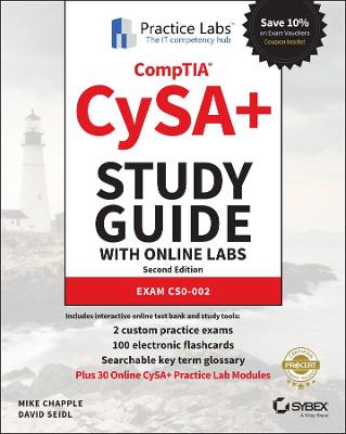 Book cover for CompTIA CySA+ Study Guide with Online Labs