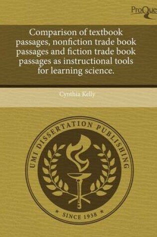 Cover of Comparison of Textbook Passages