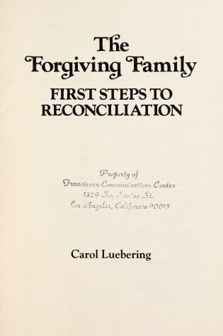 Cover of Forgiving Family