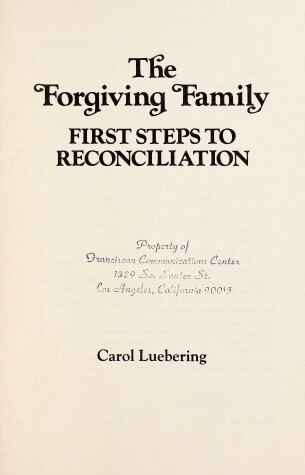 Book cover for Forgiving Family