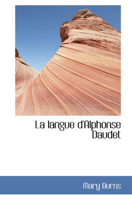 Book cover for La Langue D'Alphonse Daudet