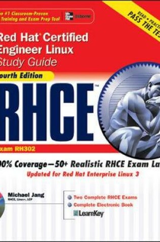 Cover of RHCE Red Hat Certified Engineer Linux Study Guide (Exam RH302), Fourth Edition