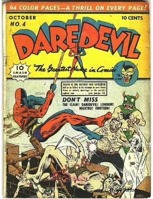 Book cover for Daredevil Comics 4