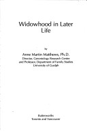 Book cover for Widowhood in Later Life