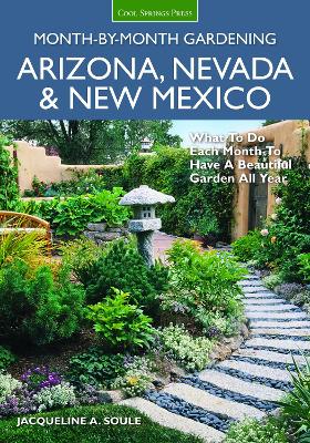 Book cover for Arizona, Nevada & New Mexico Month-by-Month Gardening