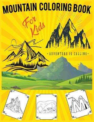 Book cover for Mountain Coloring Books For Kids