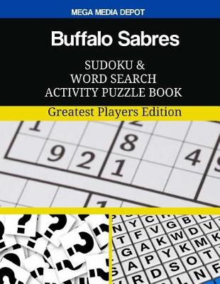 Book cover for Buffalo Sabres Sudoku and Word Search Activity Puzzle Book