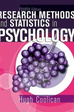 Cover of Research Methods & Statistics in Psychology 4th Edition