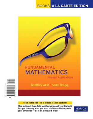 Book cover for Fundamental Mathematics Through Applications Plus MyMathLab Student Access Kit