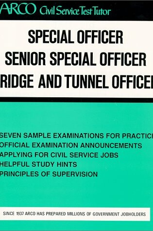 Cover of Special Officer, Senior Special Officer, Bridge and Tunnel Officer