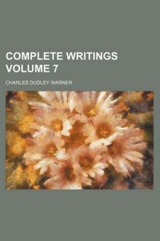 Cover of Complete Writings Volume 7