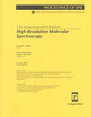 Book cover for Symposium and School On High-Resolution Molecular Spectroscopy