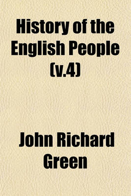 Book cover for History of the English People (V.4)