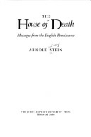 Cover of House of Death, the CB