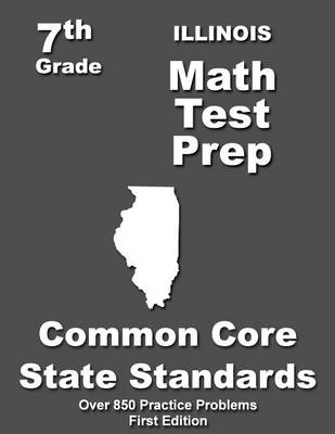 Book cover for Illinois 7th Grade Math Test Prep